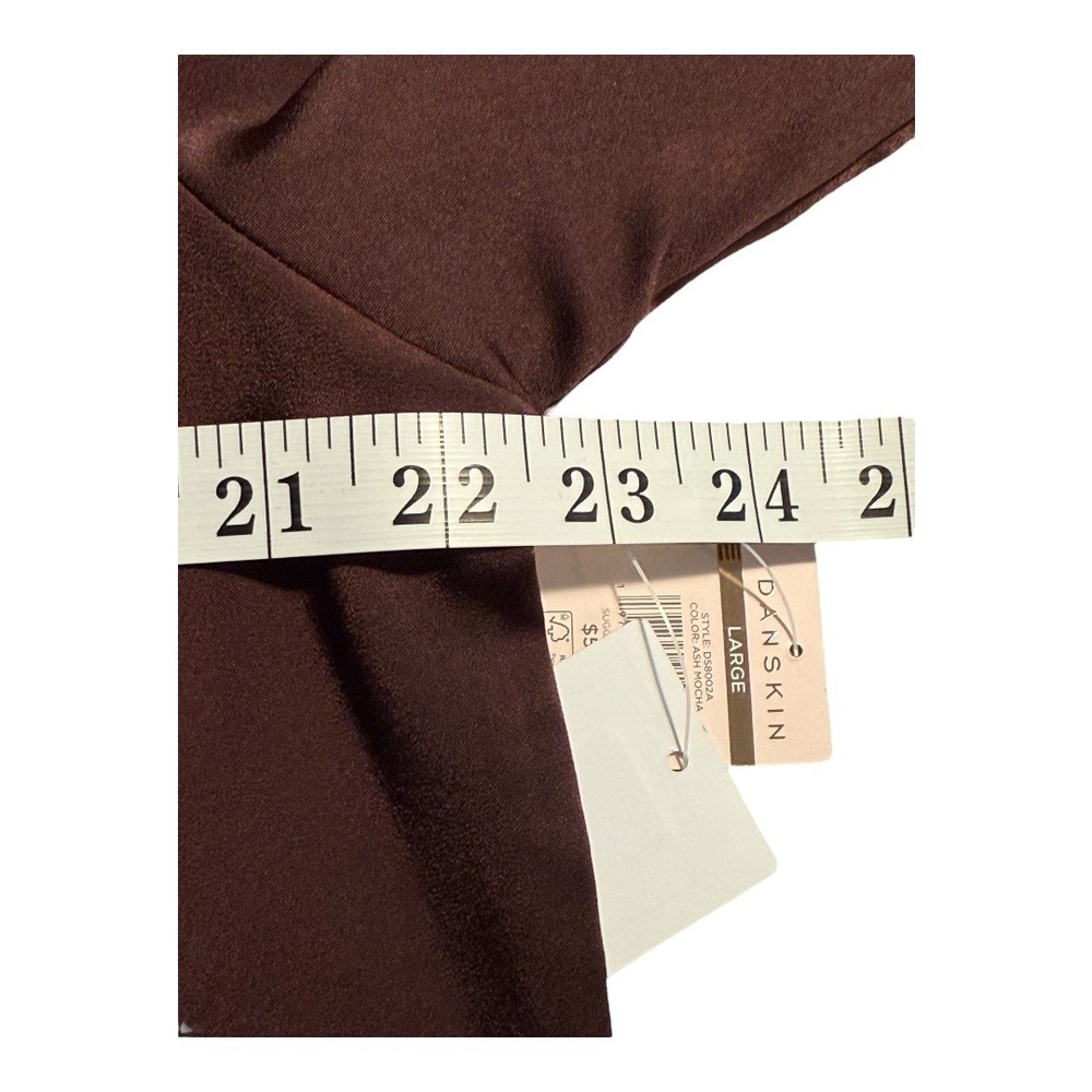 DANSKIN‎ Womens Top Long Sleeve Button Down Sleep Shirt Blouse Size Large NWT - Picture 5 of 6